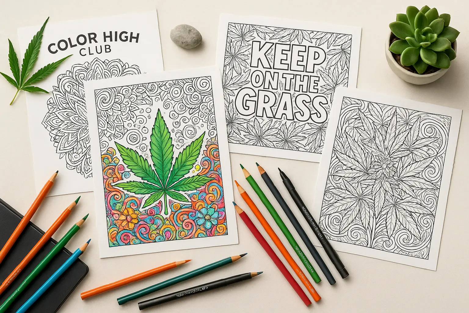 Preview of Color High Club coloring pages